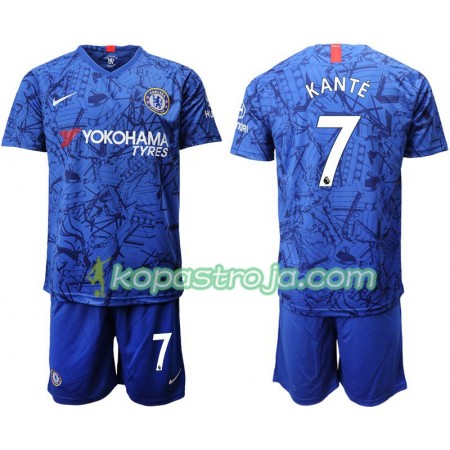 Billiga Fotbollströjor Chelsea Kante 7 Barn Hemma tröja 2019/20 Kortärmad